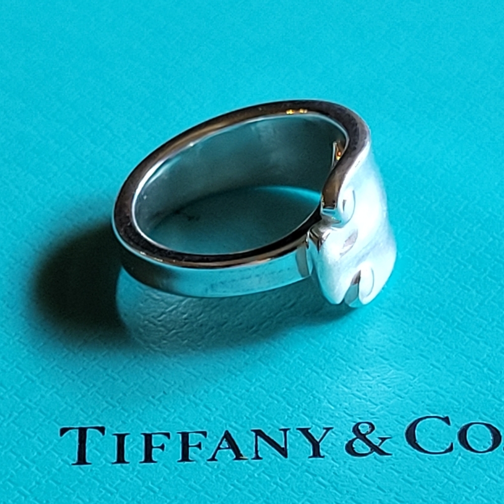 Tiffany & Co 1911 Flemish pattern Spoon Ring #63 - Picture 5 of 13